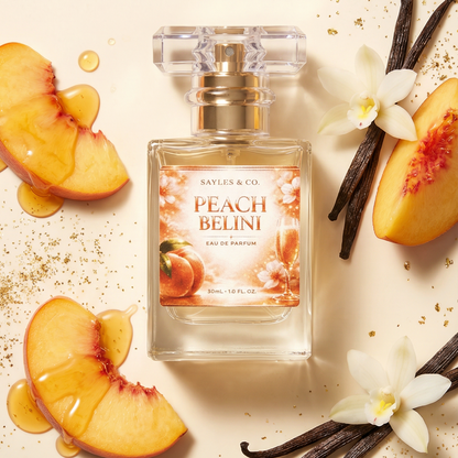 *Spray* 30ML Sayles & Co. Peach Belini + FREE ROLLER BALL