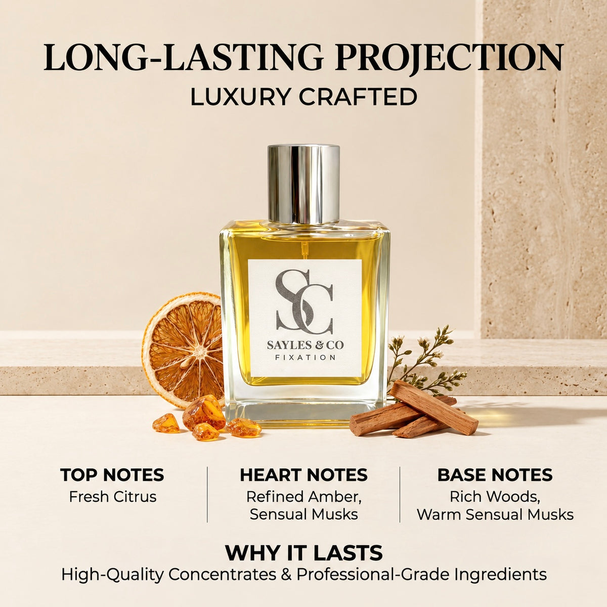 100ml Sayles & Co. FIXATION Spray
