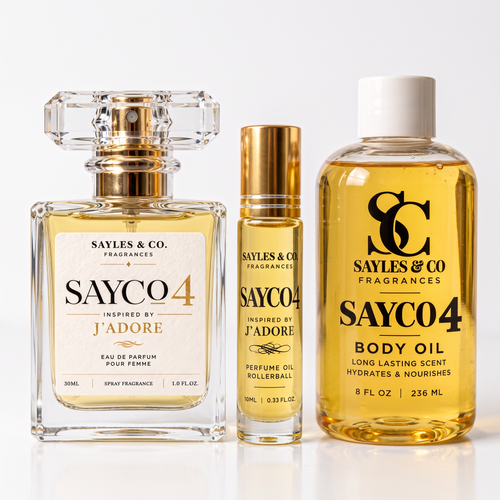 SayCo 4 Premium Fragrance Bundle + FREE Roll-On