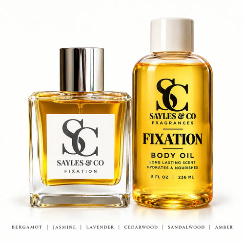 FIXATION Premium Fragrance Bundle | 100ML Cologne + 8oz Body Oil